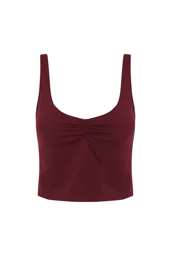 Dash and Stars Top deportivo SOFT MOVE granate rojo