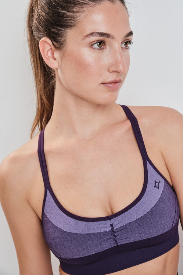 Dash and Stars Sujetador deportivo SEAMLESS COMFORT morado morado/lila