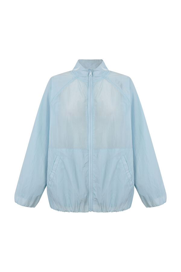 Dash and Stars Plava vetrovka blue
