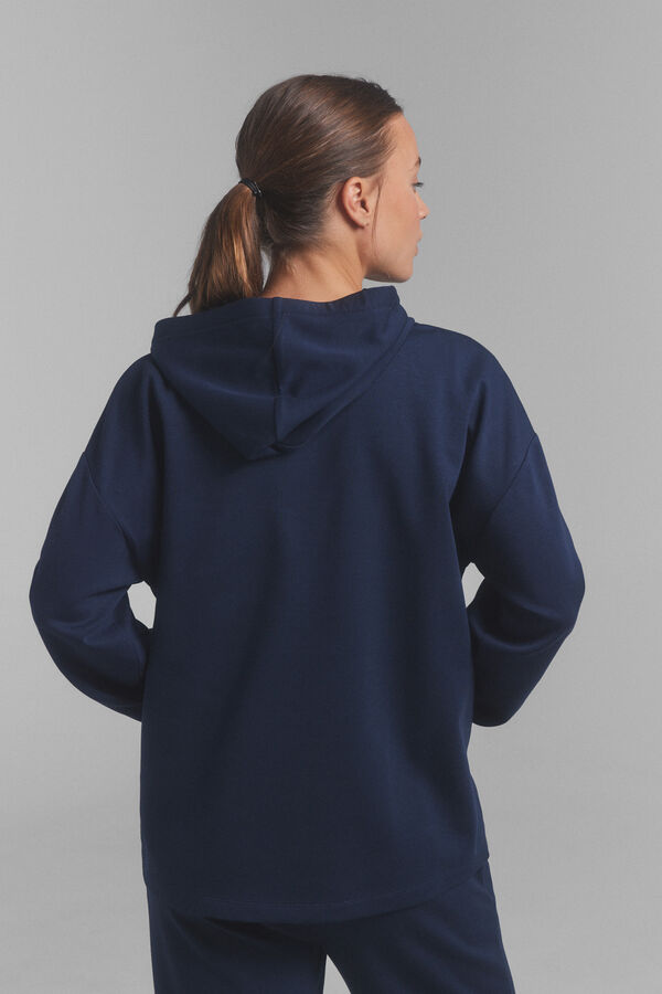 Dash and Stars Soft blue hood sweatshirt. Special collaboration @ffitcoco blue