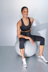 Dash and Stars Capri KOMPRESIVNE tajice crne boje black