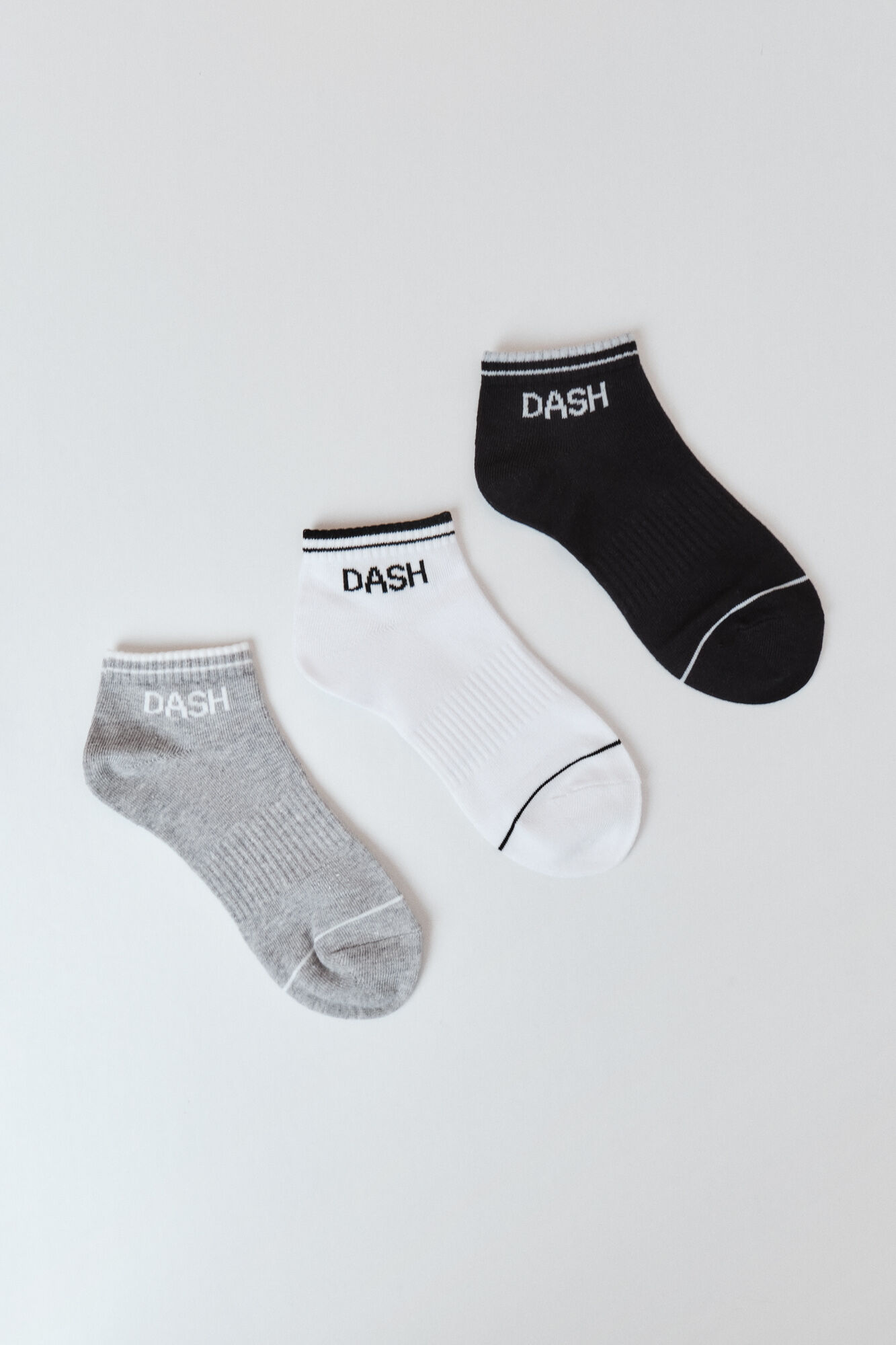 Dash and Stars 3-pack cotton short socks