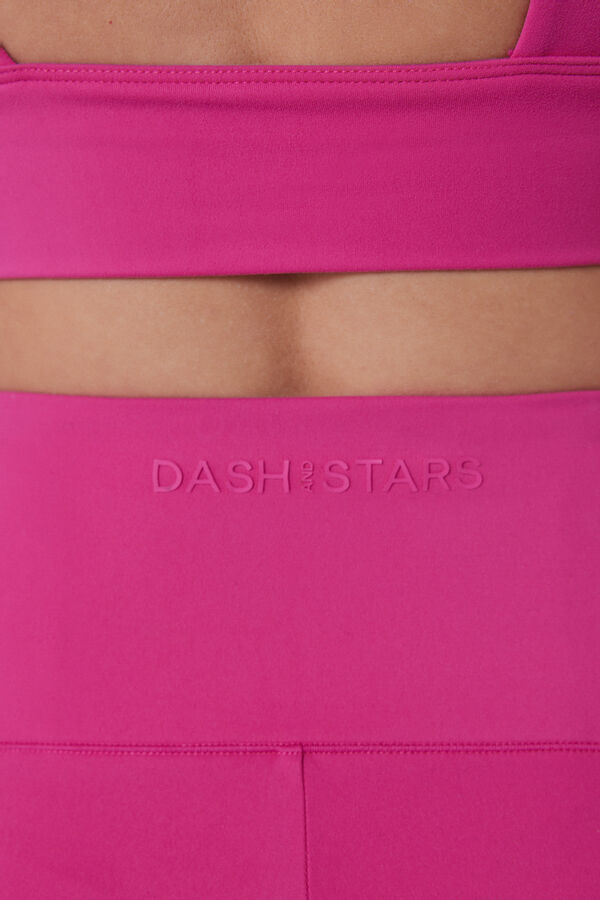 Dash and Stars Pink SOFT MOVE cycling shorts pink