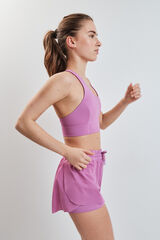 Dash and Stars Short ultra ligero malla rosa rosa