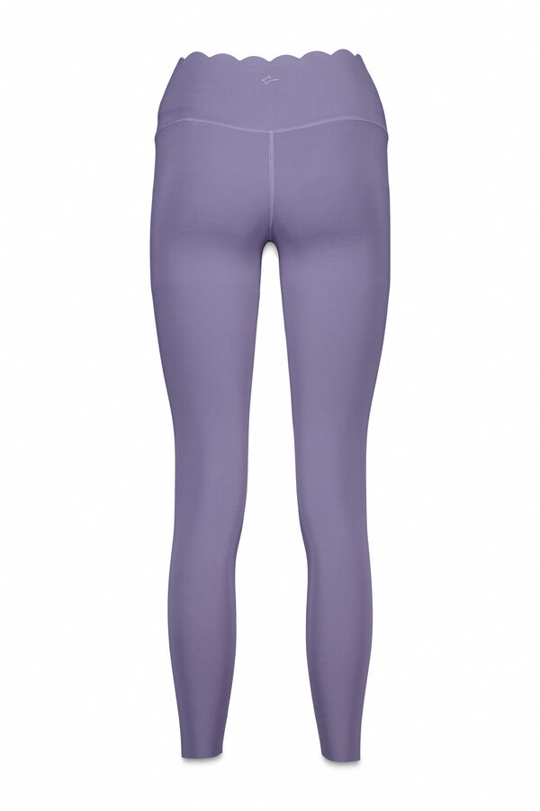 Dash and Stars Legging long compressif violet rose