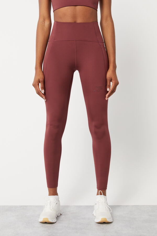 Maroon 4D Stretch leggings  Sports leggings and trousers for