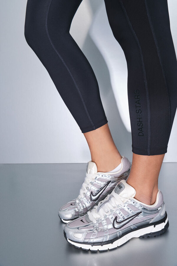 Dash and Stars Legging court noir 4D STRETCH noir