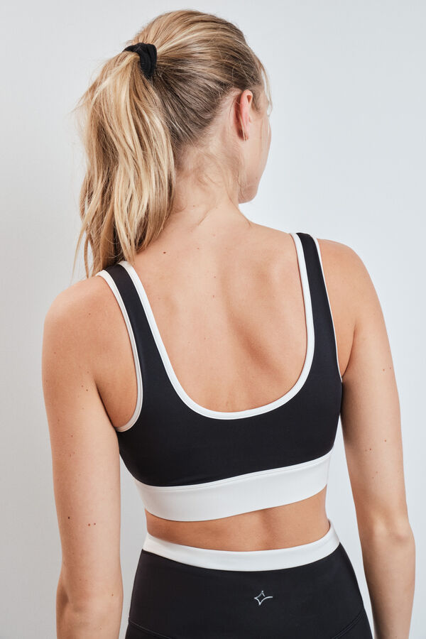 Dash and Stars Soutien desportivo 4D STRETCH preto preto