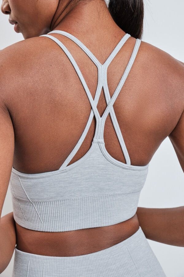 Dash and Stars Sujetador deportivo SEAMLESS COMFORT gris gris