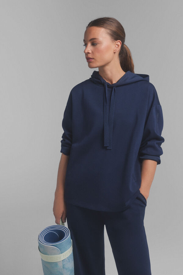 Dash and Stars Soft blue hood sweatshirt. Special collaboration @ffitcoco blue