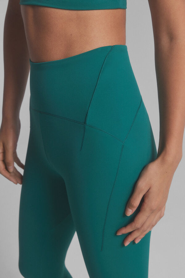 Dash and Stars Legging SOFT MOVE crop vert vert