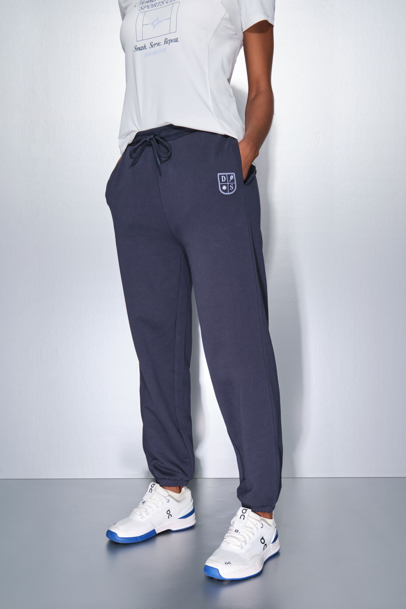 Dash and Stars Long cotton jogger trouser