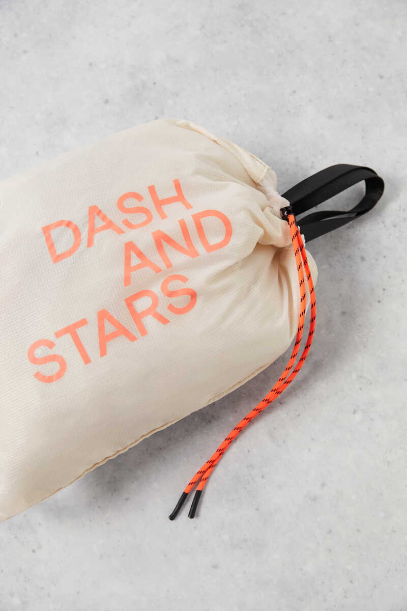 Dash and Stars Ultralight drawstring backpack  beige