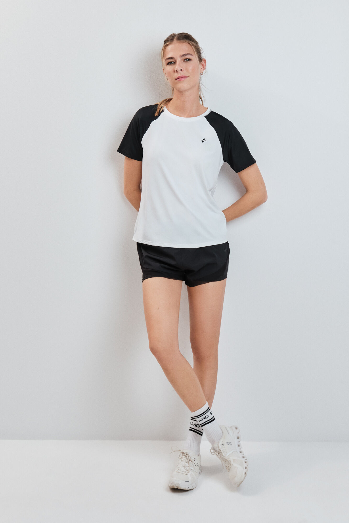 Dash and Stars Ultra light black mesh short