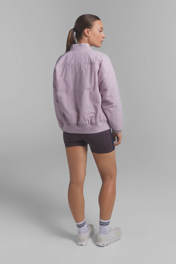 Dash and Stars Chaqueta bomber relleno ligero. Special colab @ffitcoco morado/lila