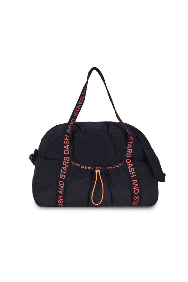 Dash and Stars Bolsa deporte nylon acolchado gris