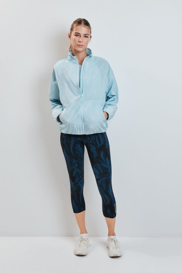 Dash and Stars Blue windbreaker jacket blue