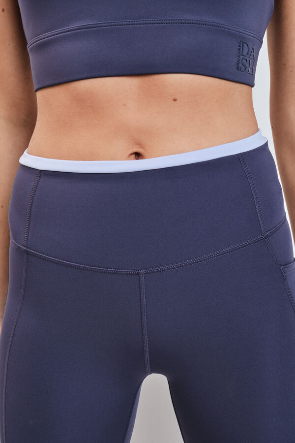 Dash and Stars Leggings pirata gris 4D STRETCH gris