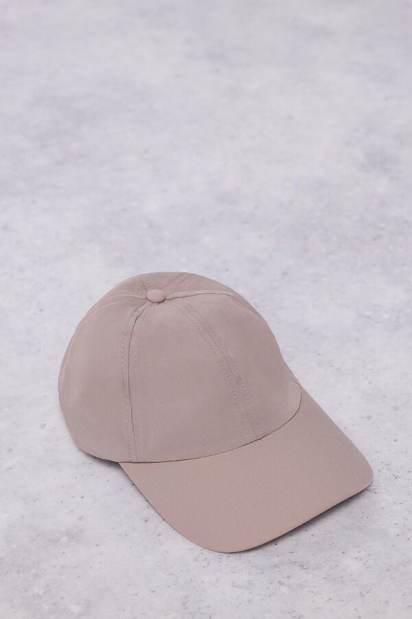 Dash and Stars Brown ultralight technical cap nude