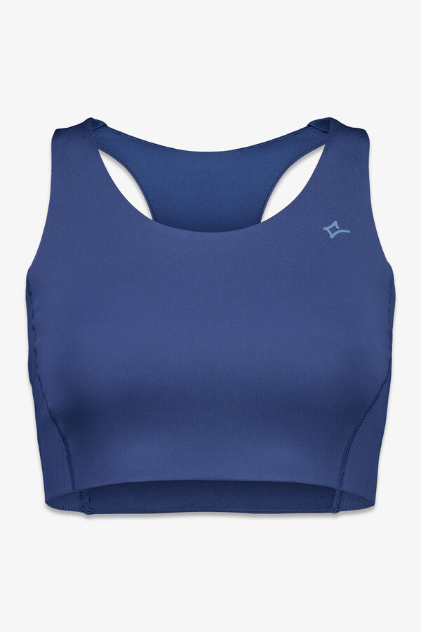 Dash and Stars Sujetador deportivo 4D Stretch azul azul