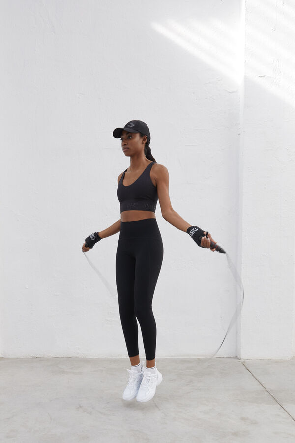 Mallas Leggings Fitness Puma Mujer Negro Talle Alto Largos