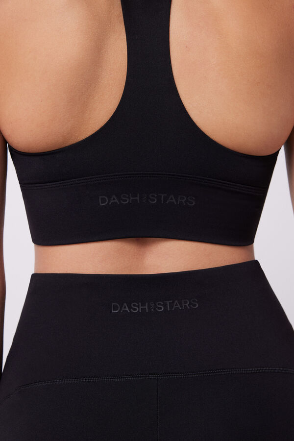Dash and Stars Soft Move leggings fekete színben fekete