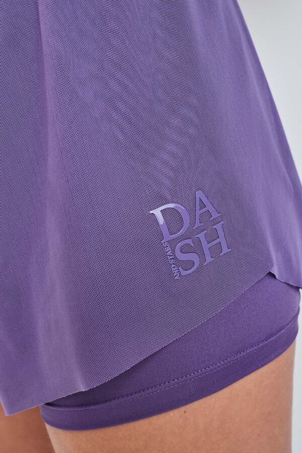 Dash and Stars Short ultra ligero malla morado morado/lila