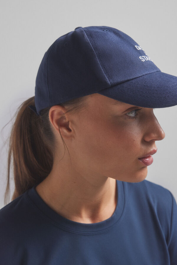 Dash and Stars Blue cap with embroidered logo . Special collaboration @ffitcoco blue