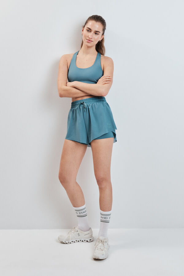 Dash and Stars Short ultra ligero malla verde verde