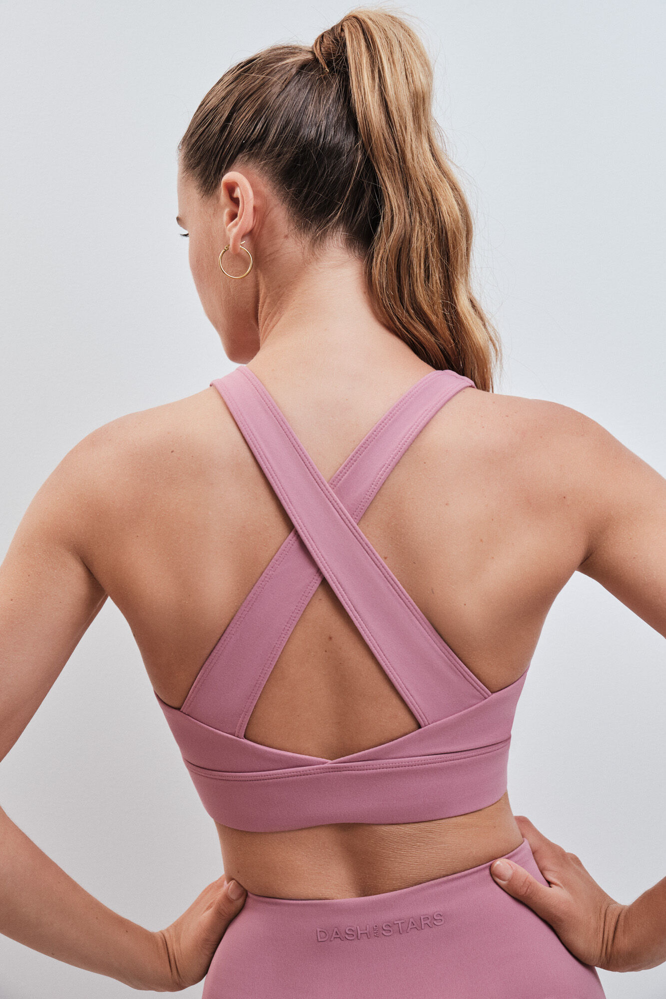 Dash and Stars Pink sports bra SOFT MOVE