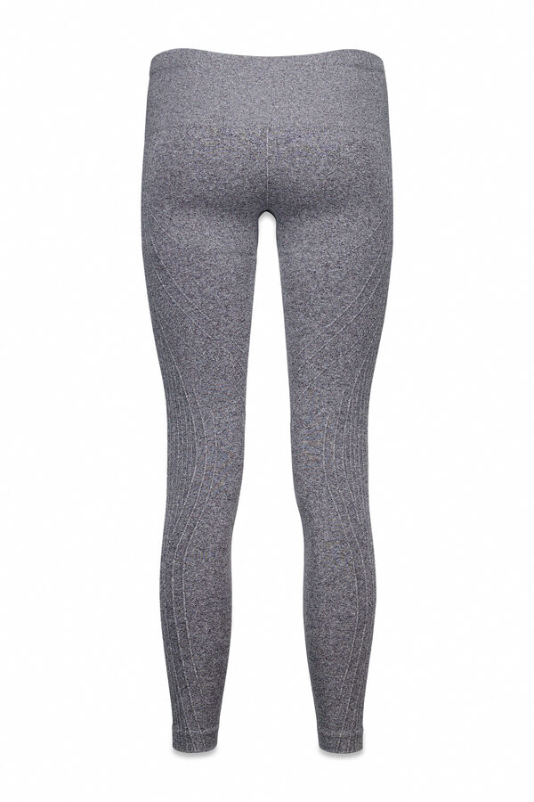 Dash and Stars SEAMLESS COMFORT gray ankle leggings grey