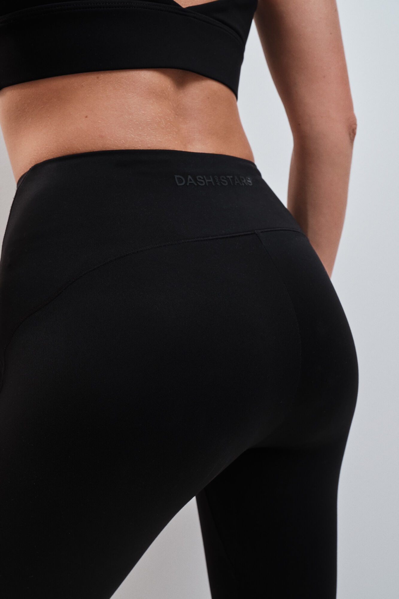 Dash and Stars Black long leggings SOFT MOVE