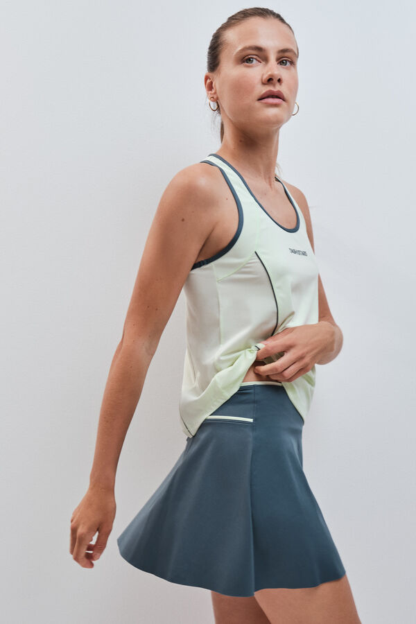Dash and Stars Green mesh inner skirt green