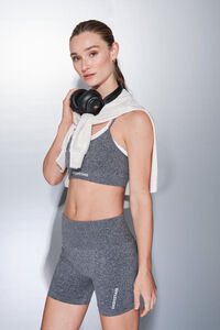 Dash and Stars SEAMLESS COMFORT gray cycling leggings