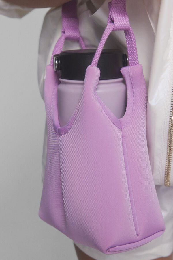 Dash and Stars Small lilac neoprene bag pink