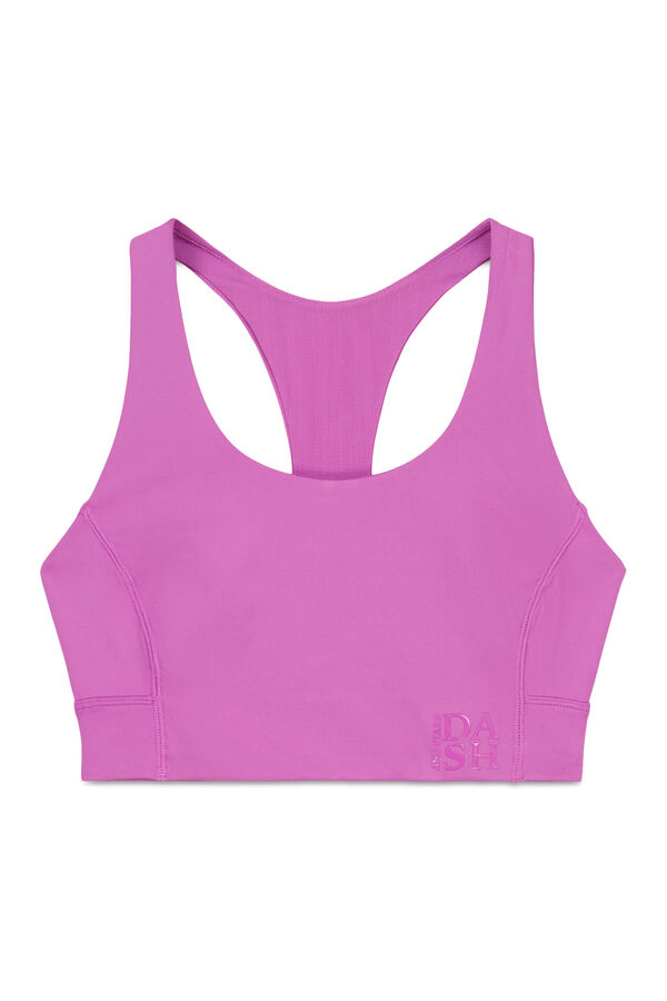 Dash and Stars Sujetador deportivo 4D Stretch rosa rosa