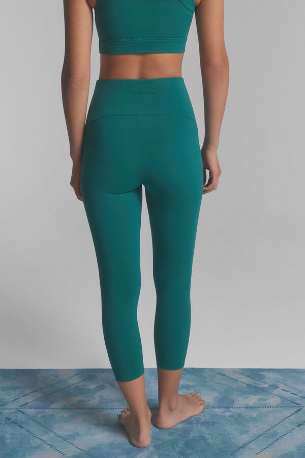 Dash and Stars Legging SOFT MOVE crop vert vert