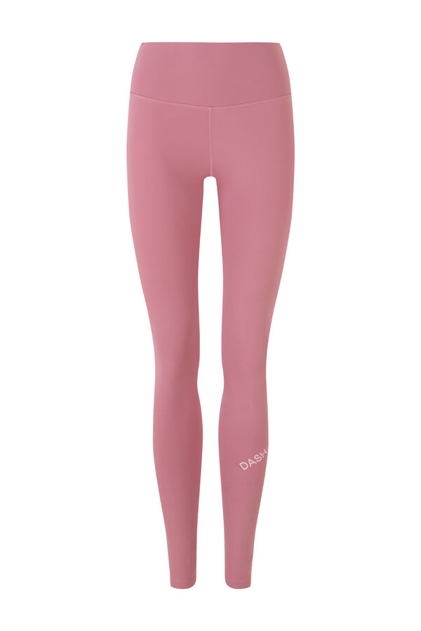 Dash and Stars Pink 4D STRETCH long leggings pink