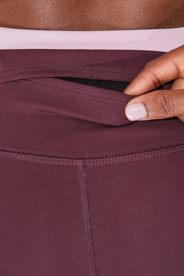 Dash and Stars Leggings THERMAL violets rose