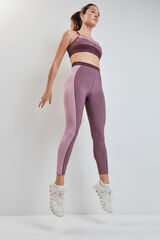 Dash and Stars Leggings SEAMLESS COMFORT crop rosa rosa