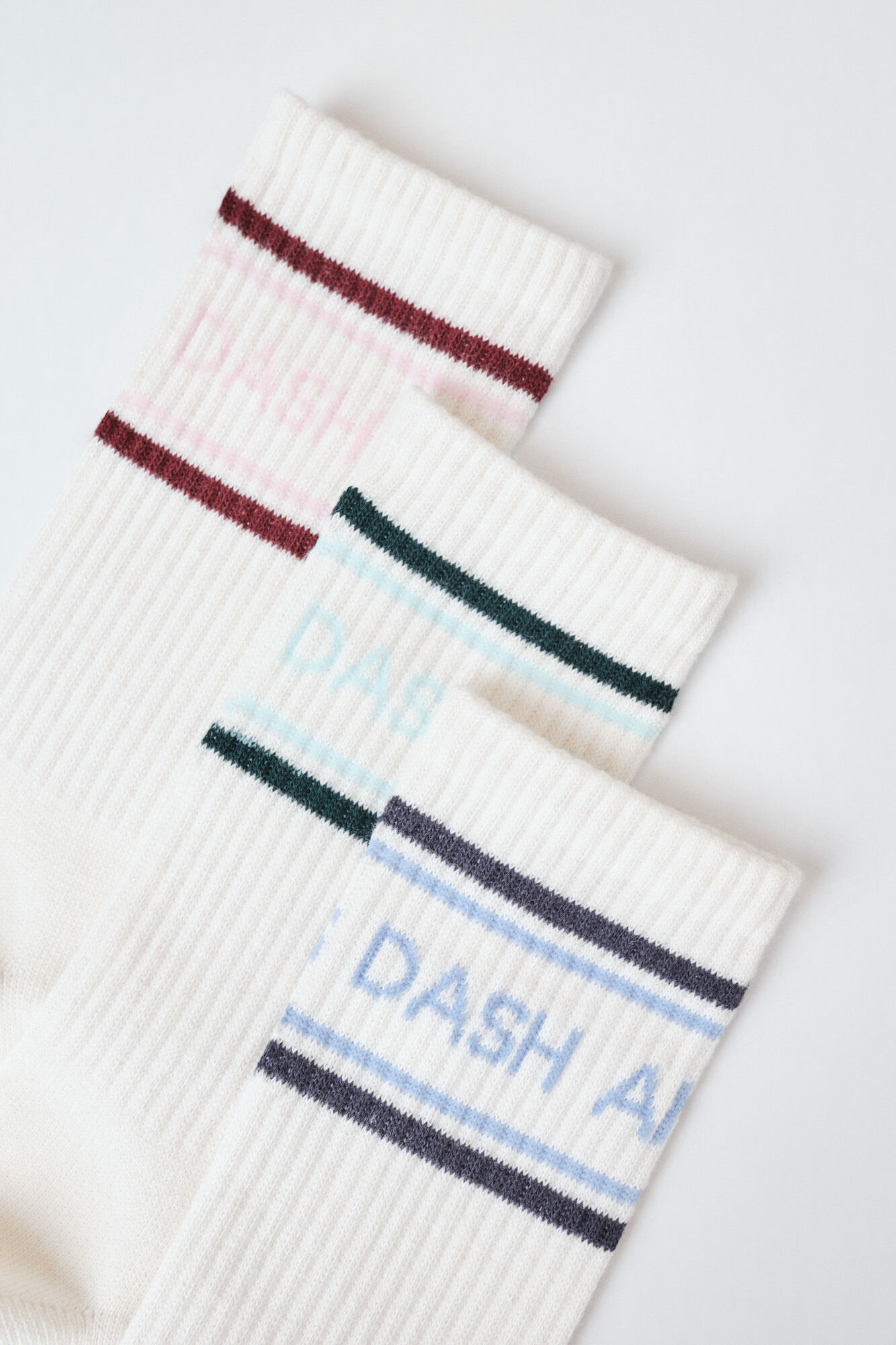 Dash and Stars 3-pack long logo cotton socks
