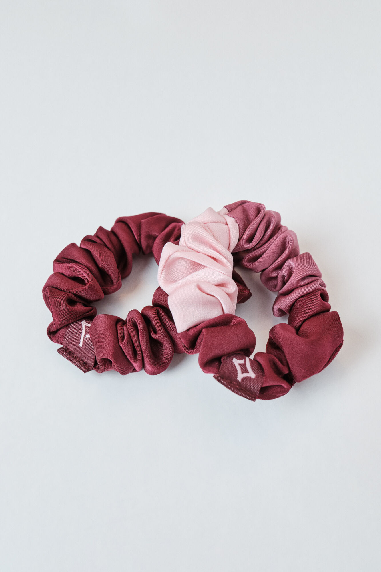 Dash and Stars Lot de 3 &eacute;lastiques &agrave; cheveux rose