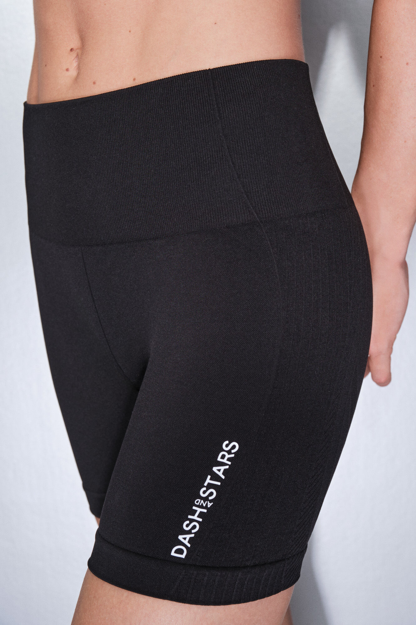 Dash and Stars Leggings de ciclismo SEAMLESS COMFORT pretas