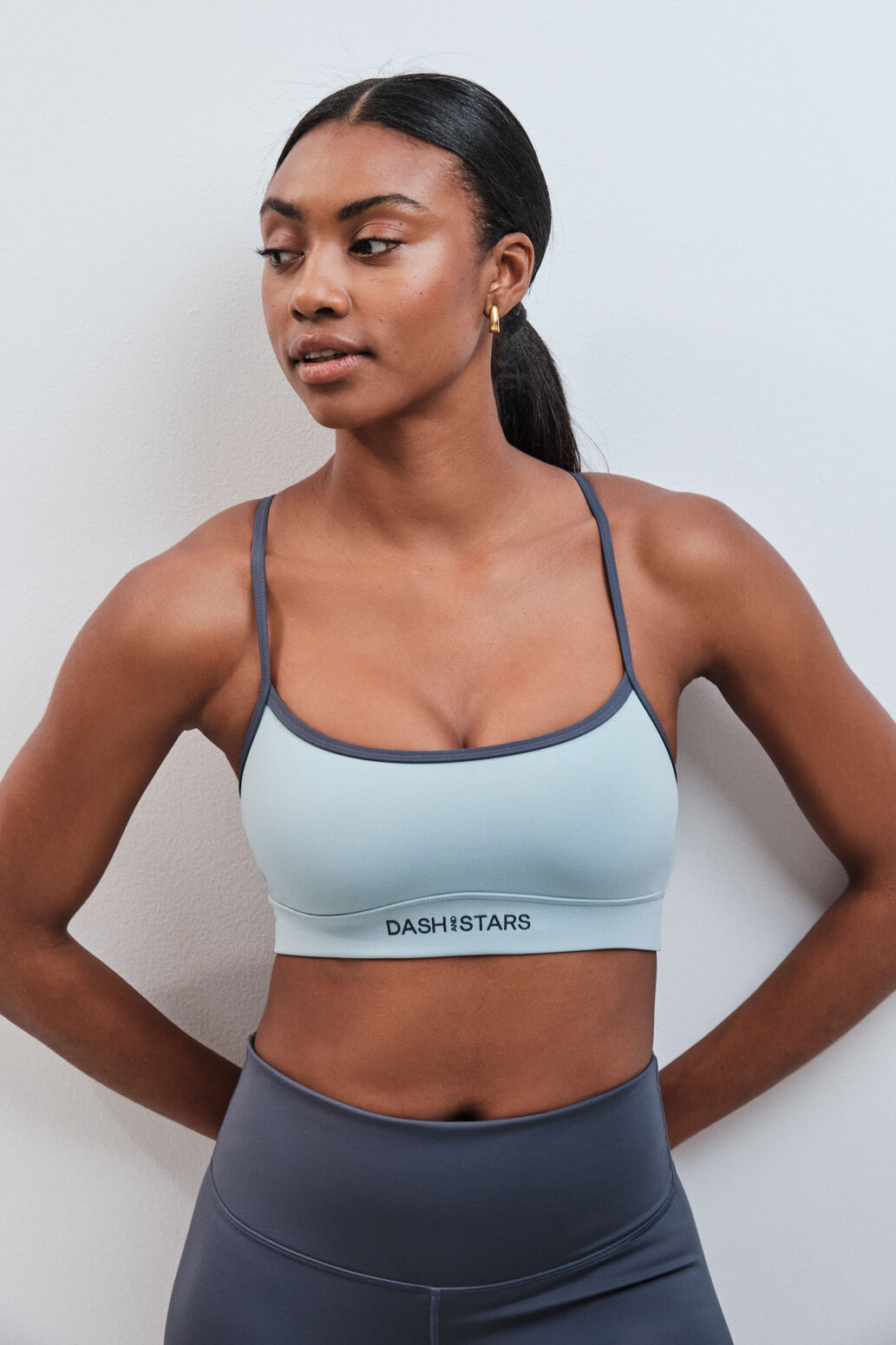 Dash and Stars Soutien-gorge de sport 4D Stretch vert