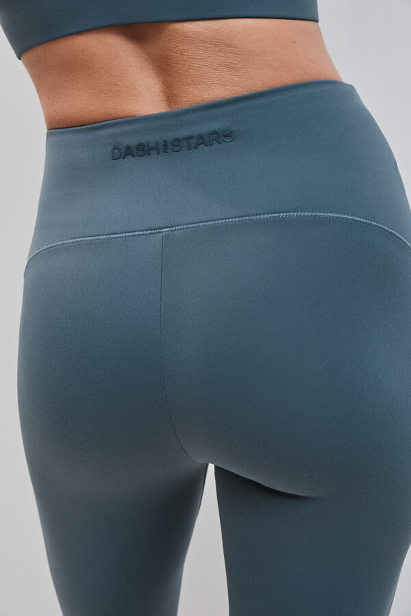 Dash and Stars Gr&uuml;ne SOFT MOVE Leggings lang Gr&uuml;n