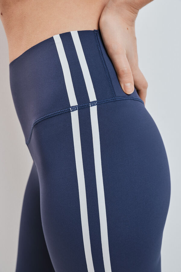 Dash and Stars Leggings COMPRESSIVE largo azul azul