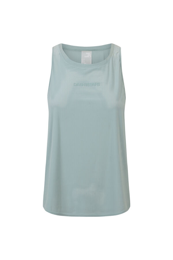 Dash and Stars Zeleni poluprovidni halter top green