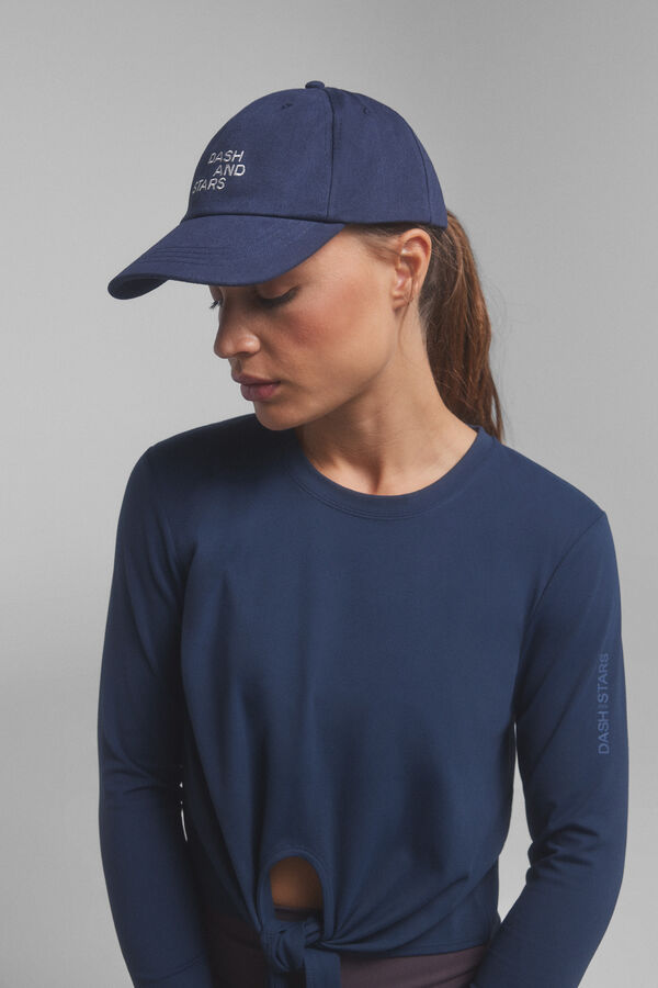 Dash and Stars Blue cap with embroidered logo . Special collaboration @ffitcoco blue