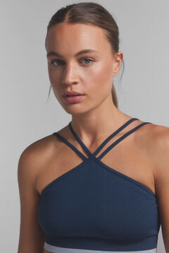 Dash and Stars SEAMLESS COMFORT sports bra blue. Special collaboration @ffitcoco blue