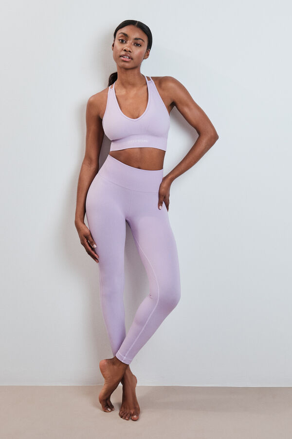 Dash and Stars Lila SEAMLESS COMFORT sportski grudnjak pink